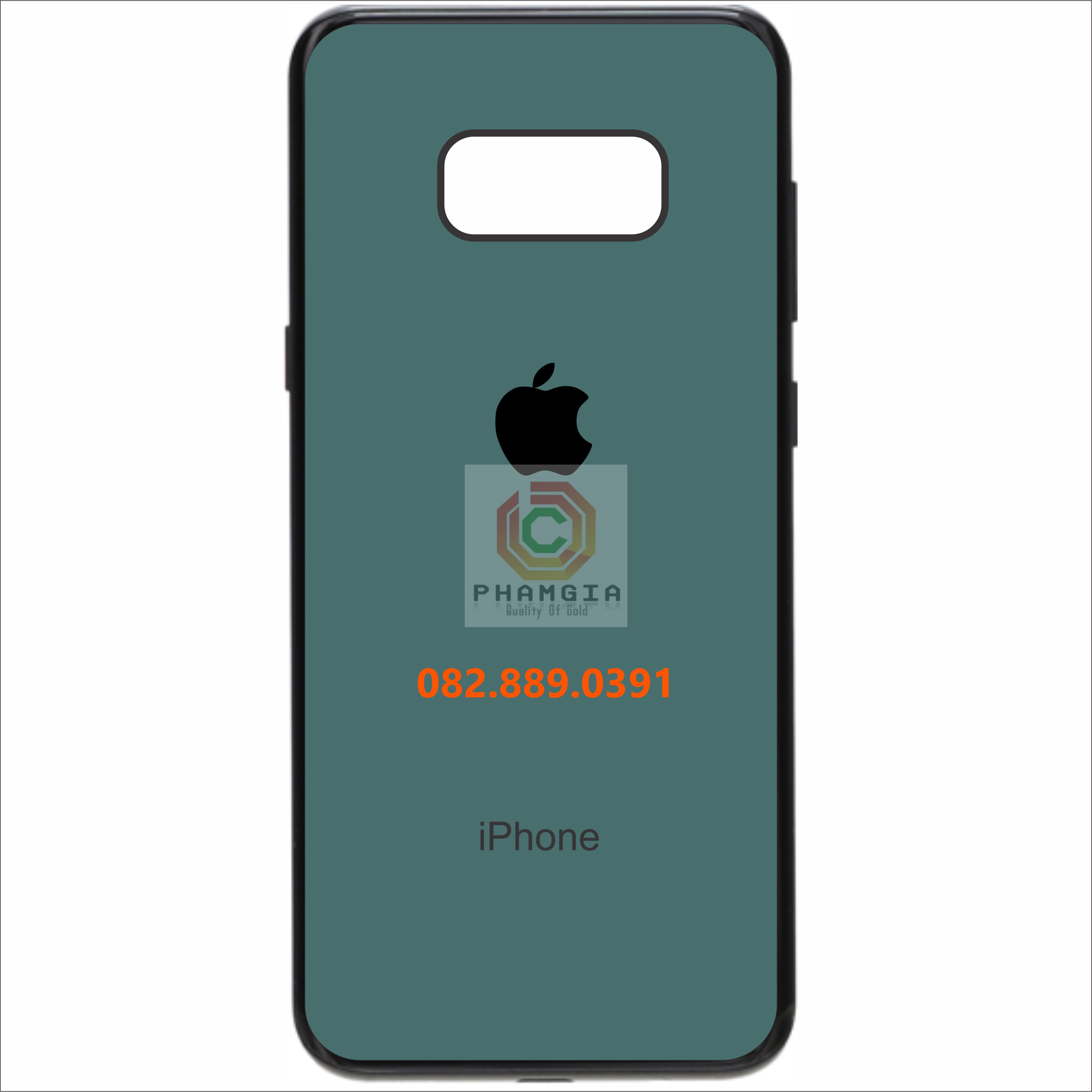 Ốp lưng giả iPhone cho Samsung S8/ S8 plus/ S7 edge mặt lưng bóng đẹp