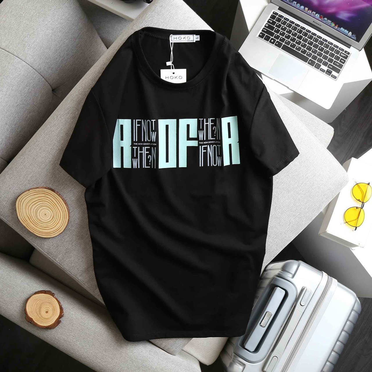 Áo thun nam nữ cổ tròn vải cotton cao cấp in chữ sang trọng đẳng cấp - sora store
