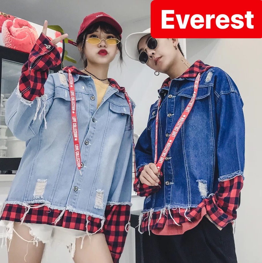 ÁO KHOÁC JEAN NAM CHẤT BÒ NÓN NỈ THU ĐÔNG HÈ SEOUL CHẤT MEN NGẦU NEW EVEREST FASHION