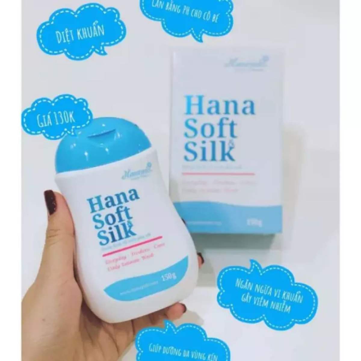 DUNG DỊCH VỆ SINH PHỤ NỮ HANA SOFT&SILK