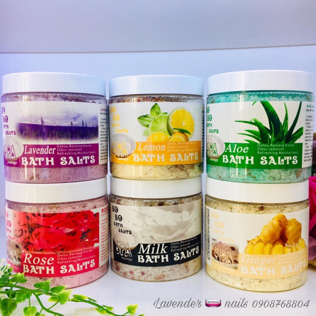 Muối ngâm chân - Spa - Tắm Bath Salts - sinailmi
