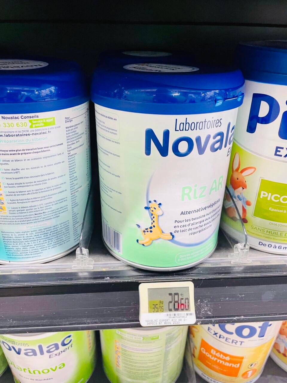 Sữa Novalac Riz AR Pháp 800gr (dành cho bé dị ứng sữa bò)