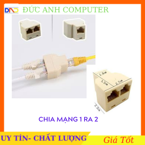 Đầu chia mạng RJ45 - từ 1 ra 2 - cực tiện lợi cam kết sản phẩm đúng mô tả chất lượng đảm bảo