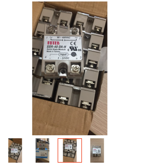 Rơ le bán dẫn, Solid State Module SSR - 40DA 40VA 40AA ( Relay Rơ le bán dẫn ) Fotek