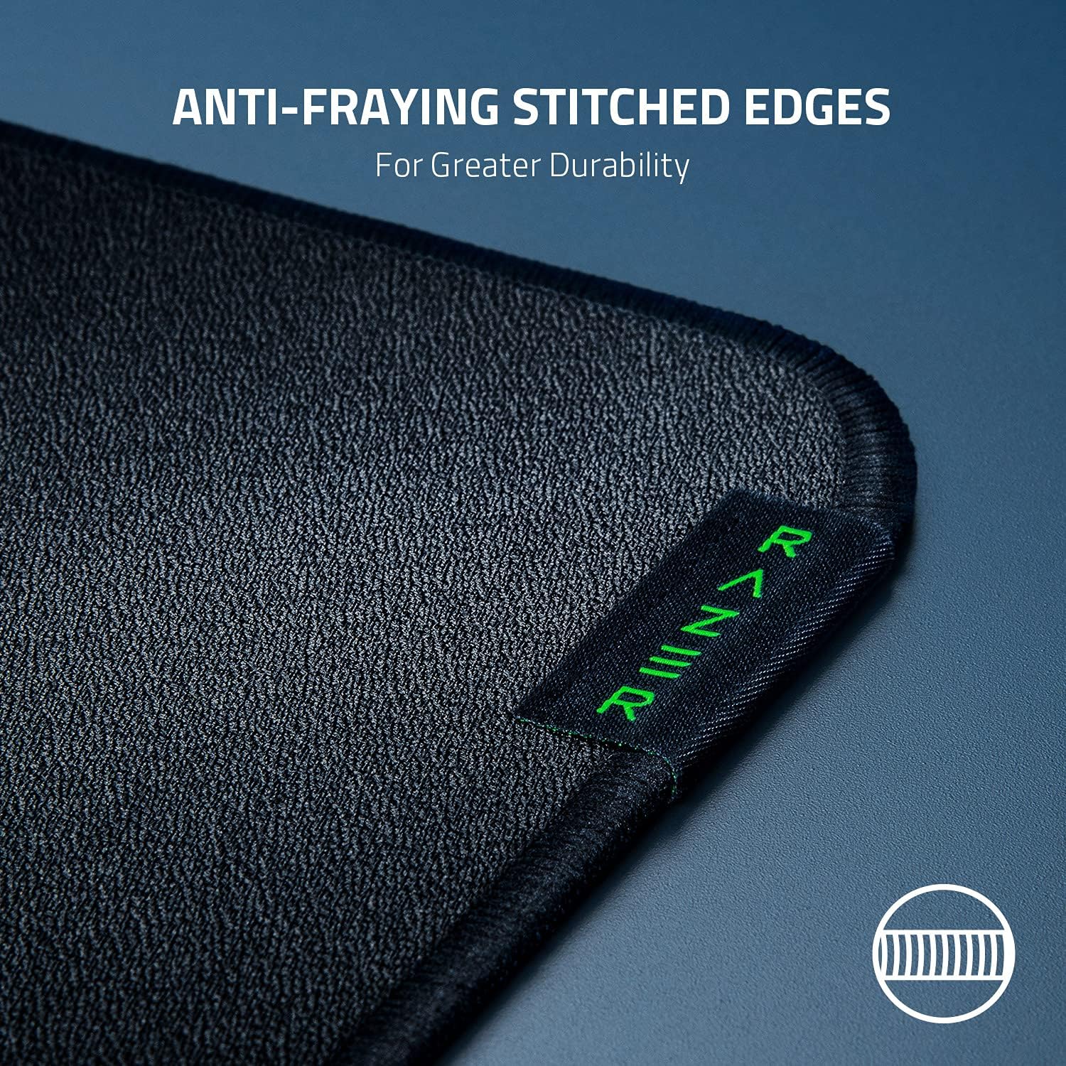 Razer Strider - Large Black Hybrid mouse mat with a soft base & smooth glide (Tấm lót chuột) | Firm Gliding Surface | Anti-Slip Base | Rollable & Portable | Anti-Fraying Stitched E