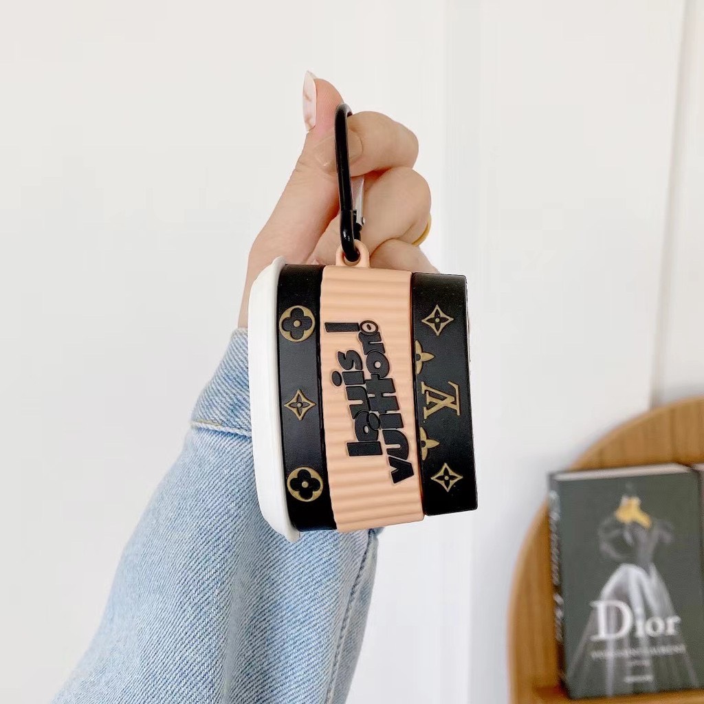 Case Airpod 1/2/pro Hình Ly Coffee LV
