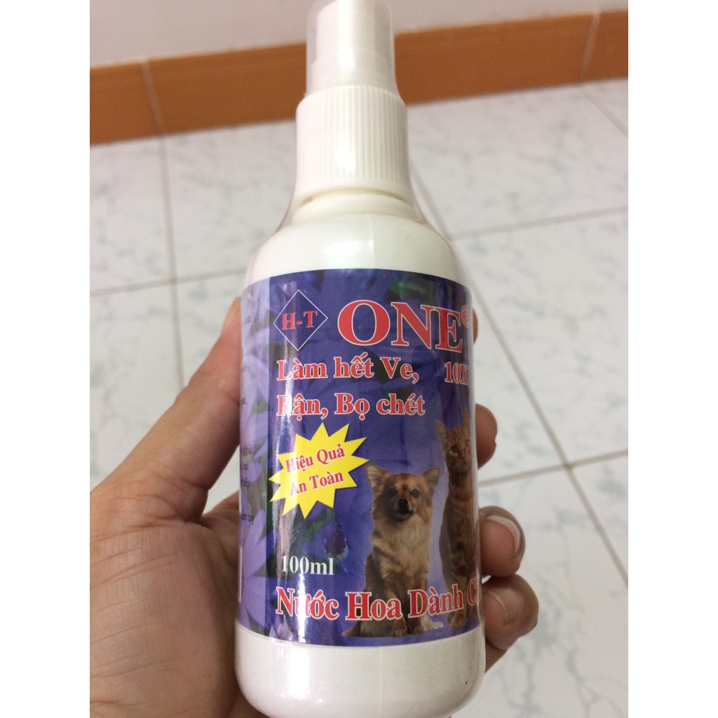 Thuốc xịt ve, rận, bọ chét chó mèo hiệu One