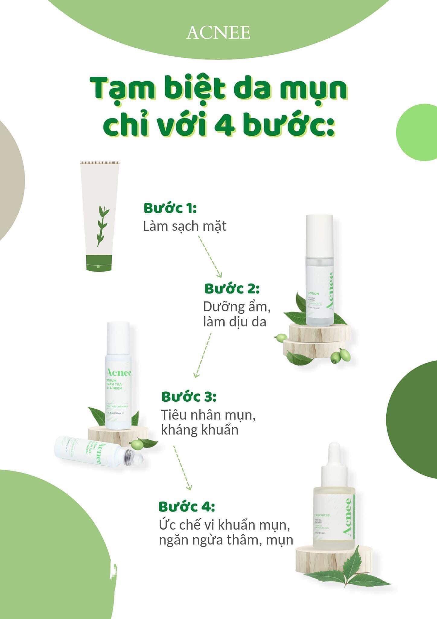 Trị Mụn Laco - bộ 3 Trị Mụn Laco [Tặng Sữa Rửa mặt]