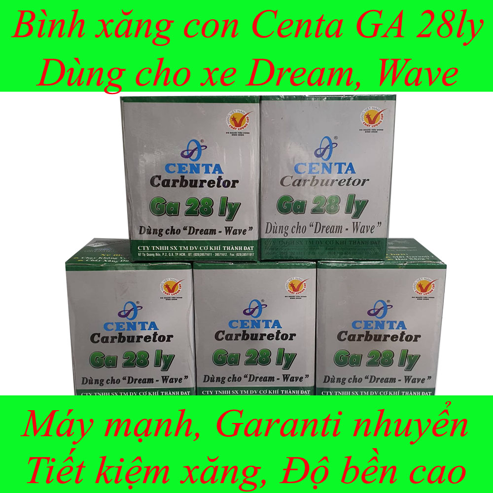 [HCM]Bình xăng con Centa  175cc GA 28 ly tiết kiệm xăng.