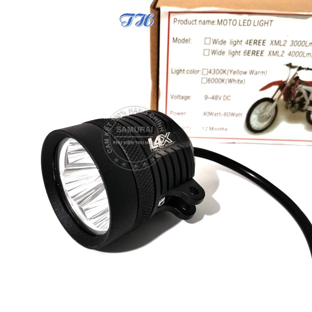 Đèn trợ sáng L4X loại 2 siêu sáng