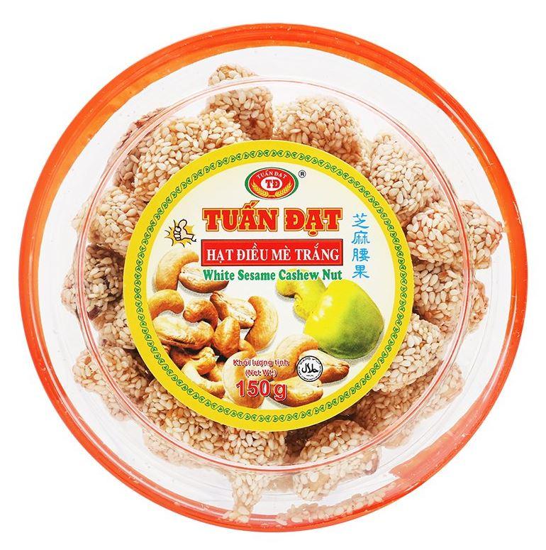 Hạt Điều Phủ Mè Trắng 150g