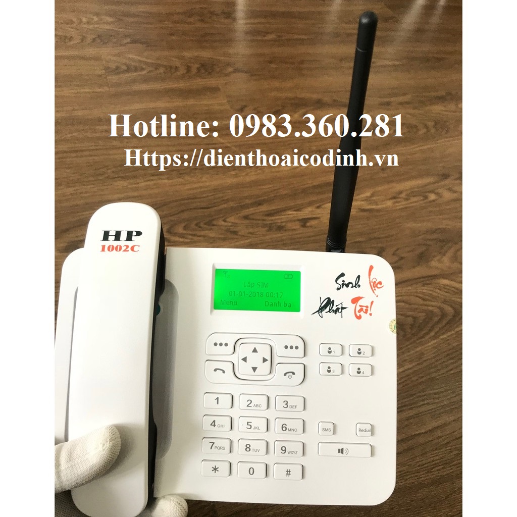 Điện Thoại Bàn Không Dây Homephone  HP1002C