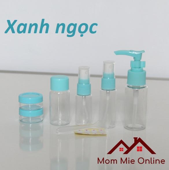 [HCM]Bộ chiết mỹ phẩm 6 món tiện lợi khi đi du lịch - Size nhỏ - Mẫu 1715 - C105