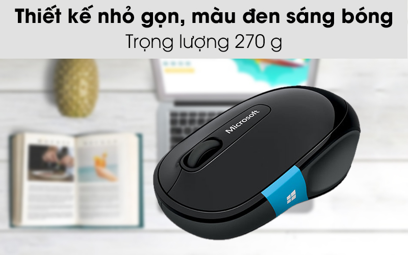 Chuột Bluetooth Microsoft Sculpt Comfort Đen