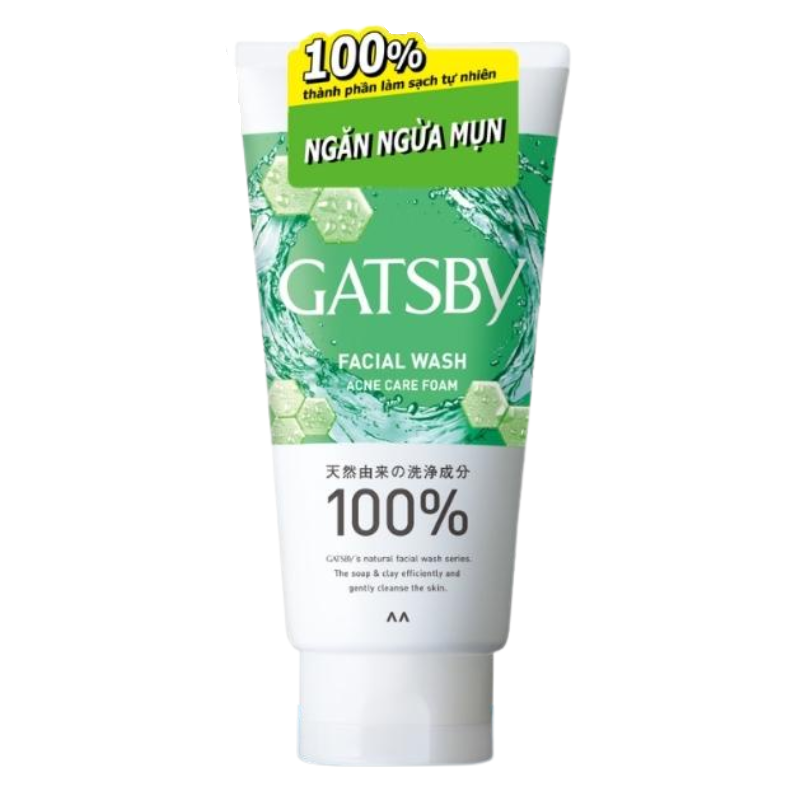 SỮA RỬA MẶT NAM GATSBY (TUÝP 130GR)