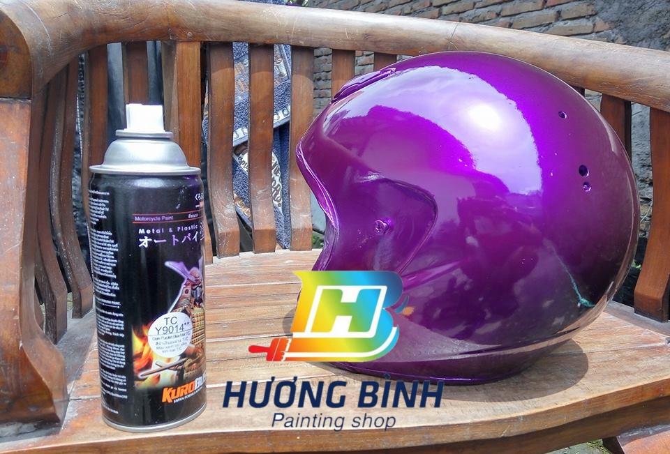 [COMBO] Sơn xịt Samurai màu Candy Tím - TC Y9014 với bóng K1K