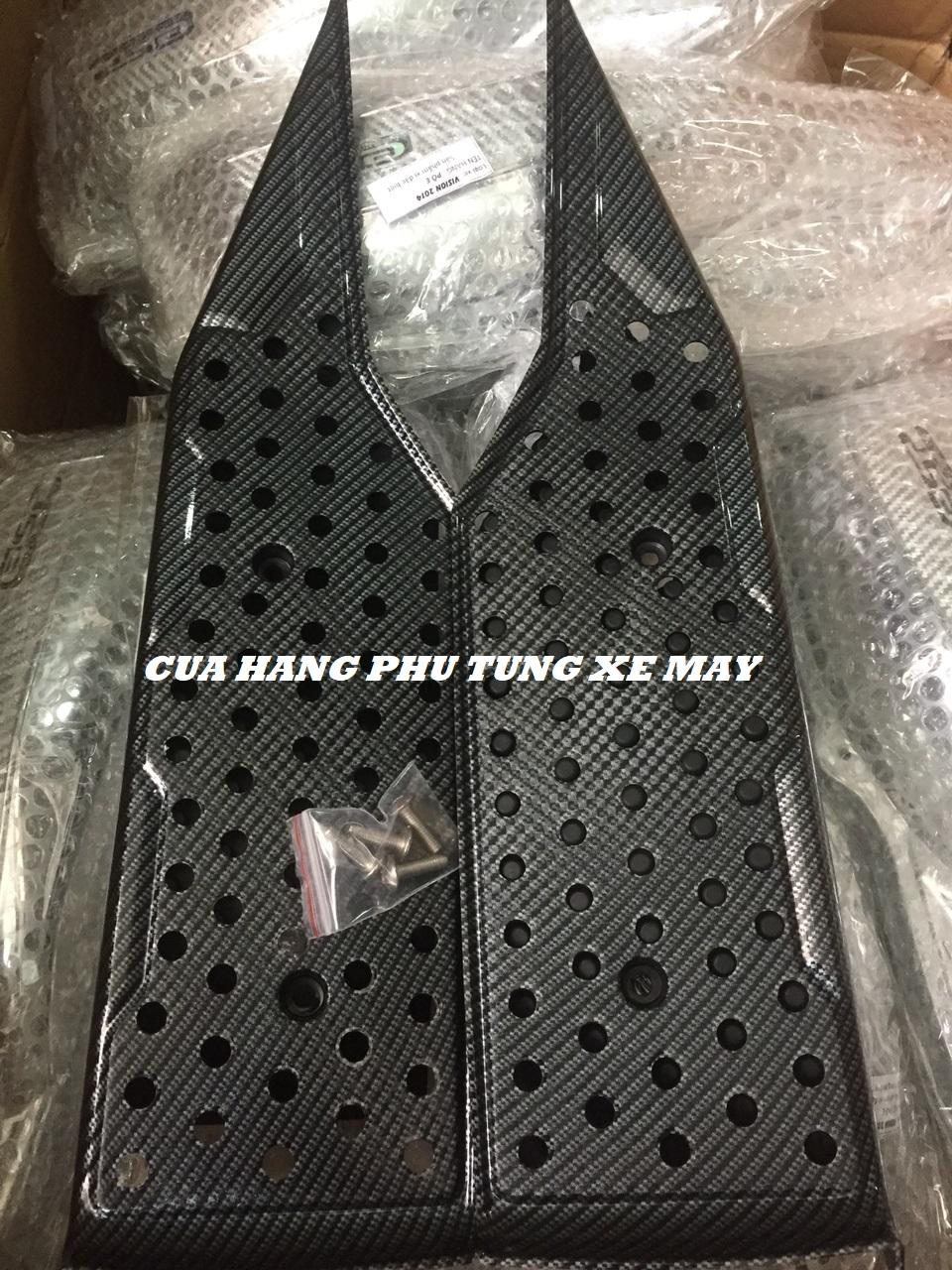Thảm để chân xe Air Blade 2016 - 2019 cacbon
