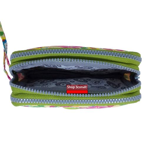 [HCM]Ví cầm tay 3 ngăn KL 16 * 10 cm