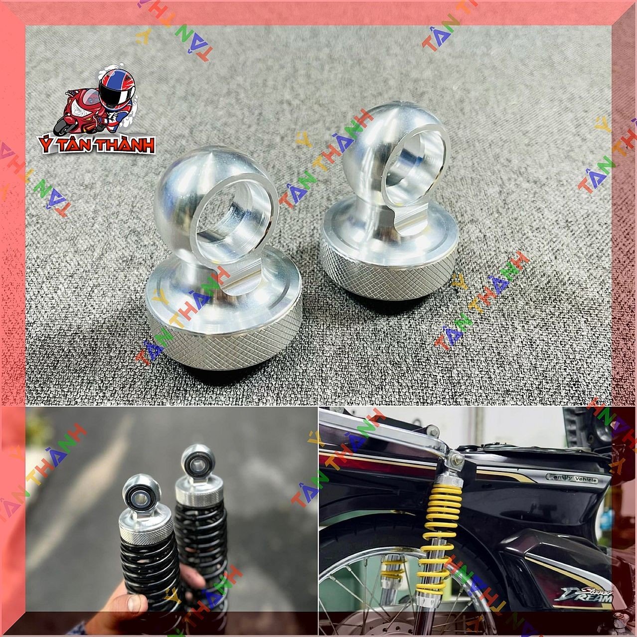 Cặp chân nhôm đôn phuộc nice mẫu V1
