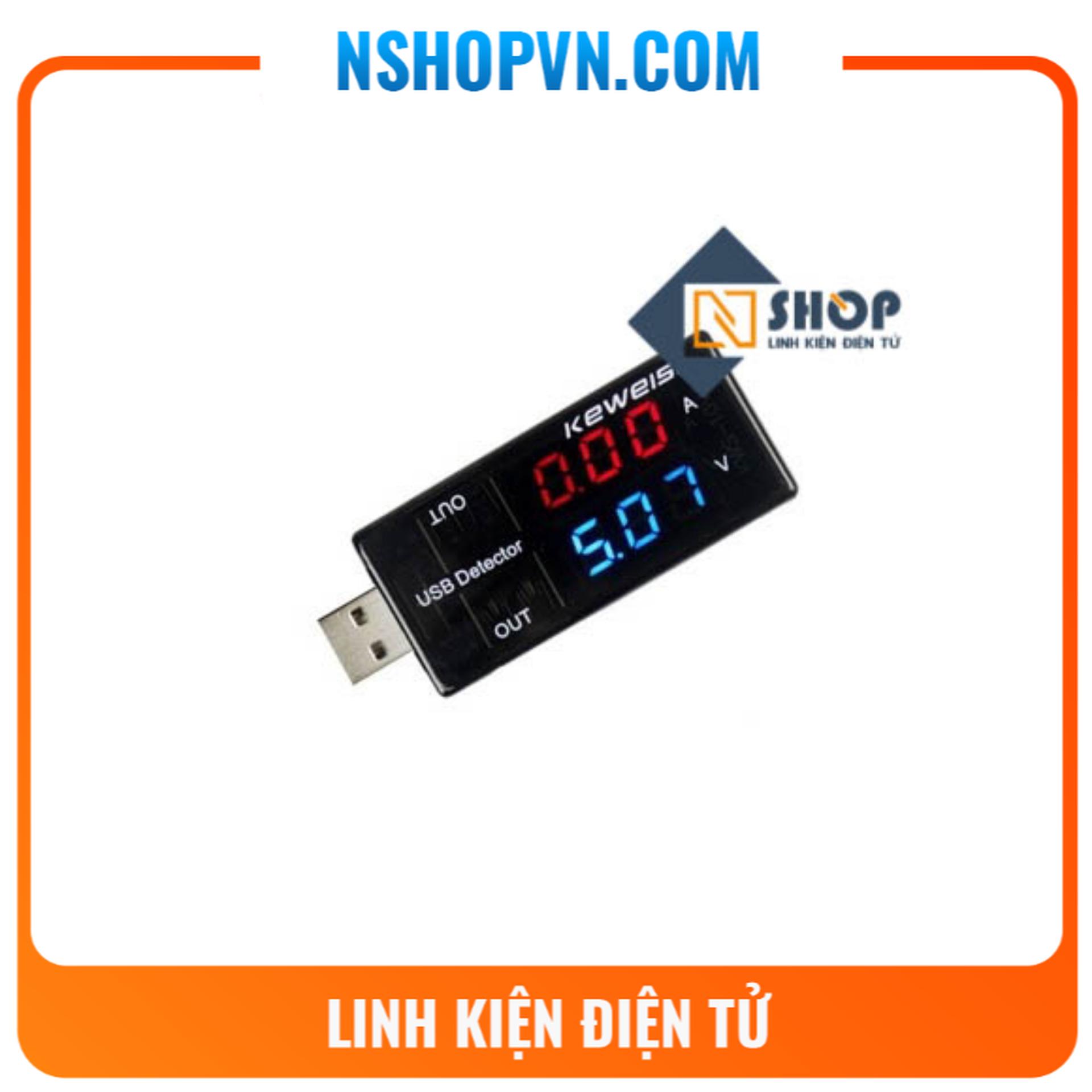 Đo dòng áp usb tester v2