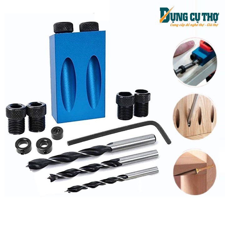 Bộ cữ khoan chéo mini hợp kim nhôm đúc nguyên khối
