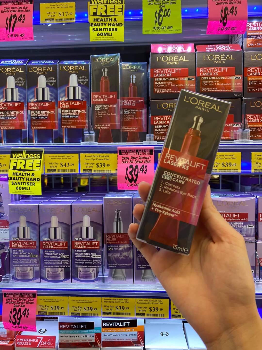 kem mắt Loreal Revitalift