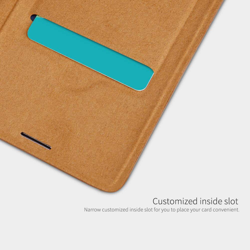 Bao da Samsung Galaxy Note 10 Plus Qin Nillkin da bò cao cấp