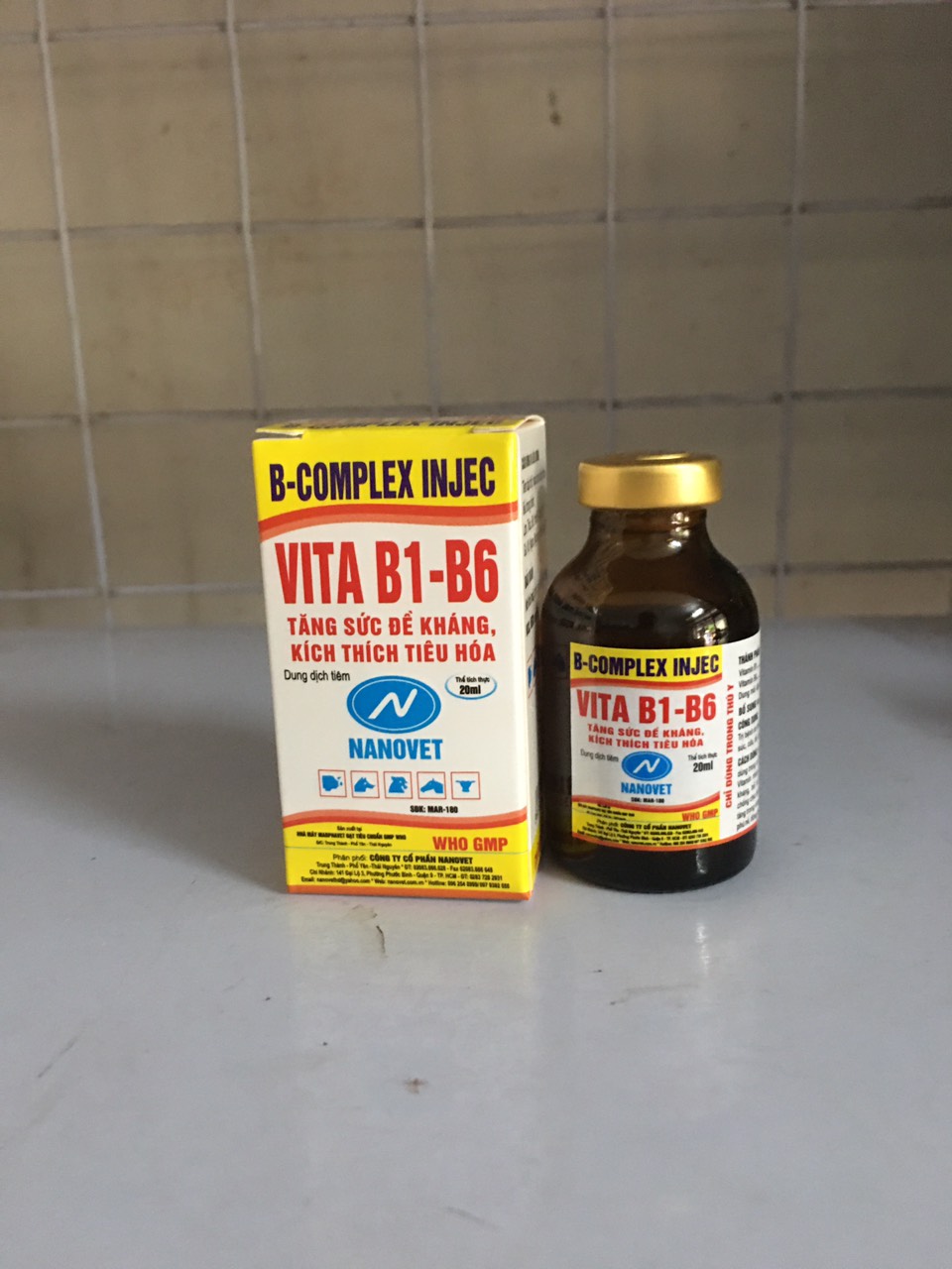Vitamin B1-B6 tăng sức đề kháng, kích thích tiêu hóa cho vật nuôi