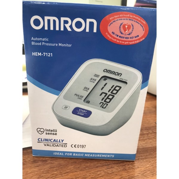 Nơi bán Máy đo huyết áp bắp tay Omron HEM-7121 (Trắng xám)