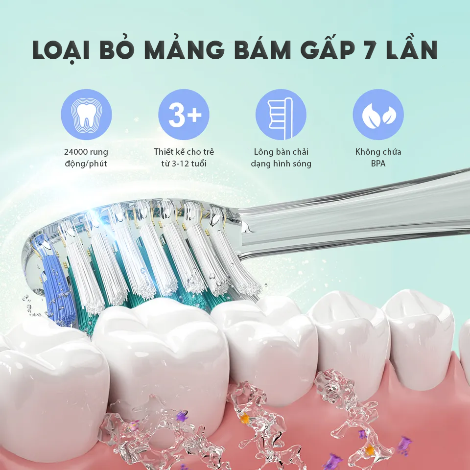 Bàn chải điện trẻ em Seago SG-977