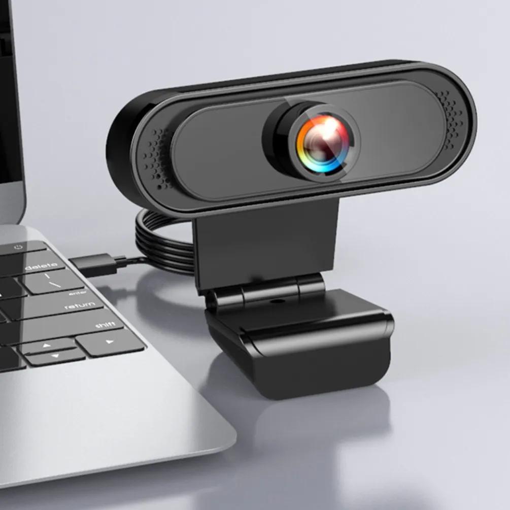 Webcam máy tính có mic full hd 1080p full box siêu nét dùng cho pc laptop Webcam máy tính full HD 1080p cực nét có Mic dùng cho máy tính