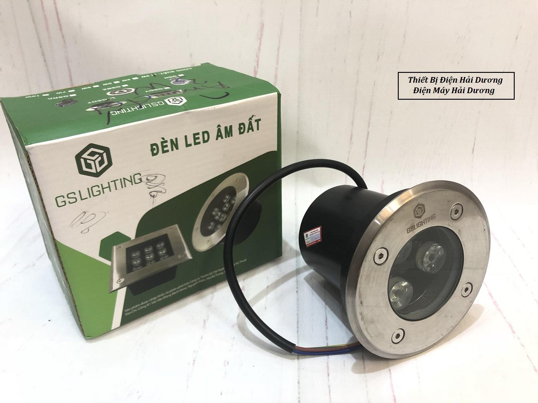 Đèn LED âm đất âm sàn GS Lighting (Ánh sáng Vàng)