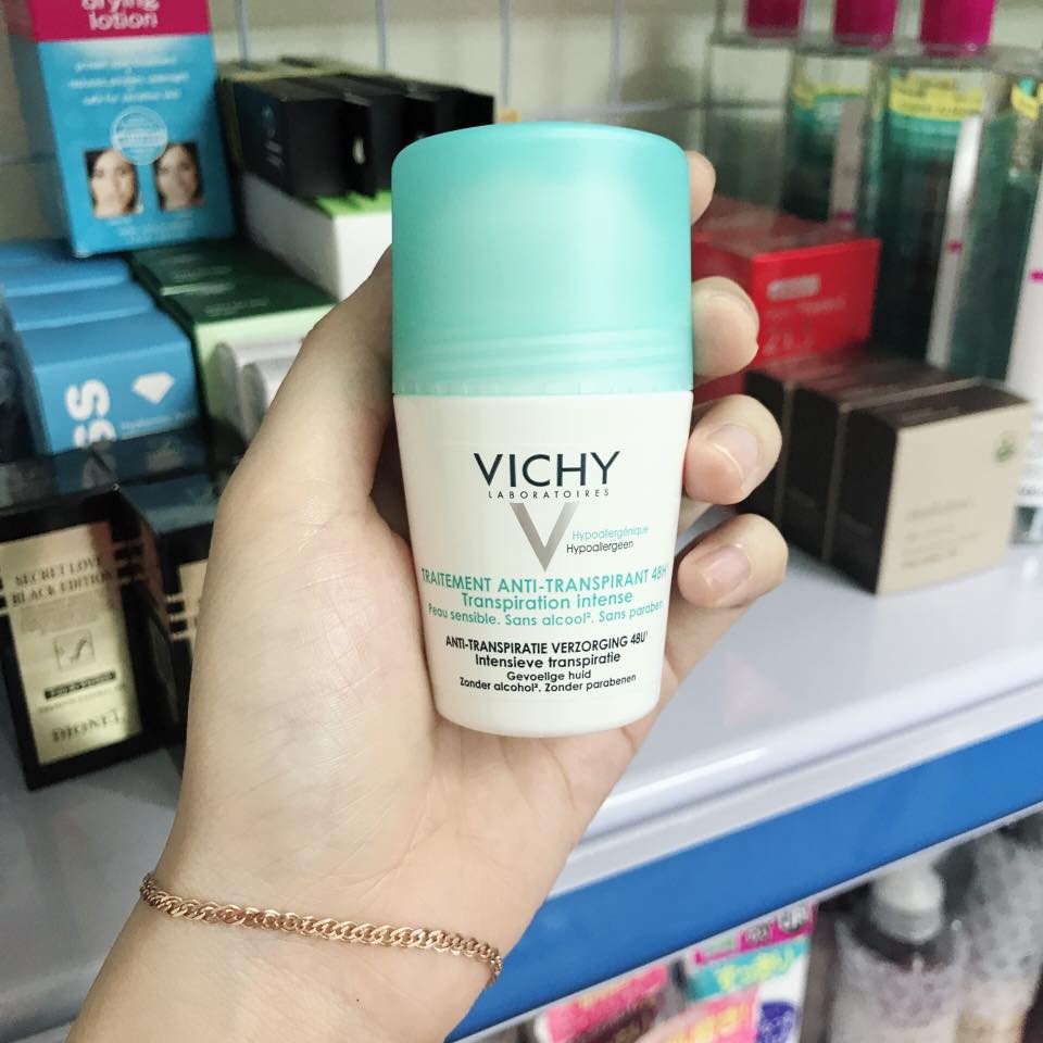 lăn khử mùi Vichy nắp xanh 50ml