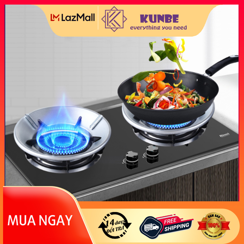 Kiềng Chắn Gió Bếp Gas, Tấm, Vỉ Che Bếp Chống Tỏa Nhiệt, Tiết Kiệm Gas KUNBE Mẫu Mới - Tặng Khăn Lau Bếp Đa Năng