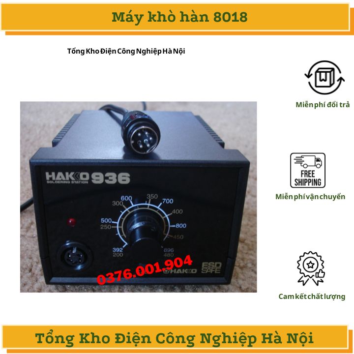 Máy hàn HAKO 936 điều chỉnh nhiệt độ