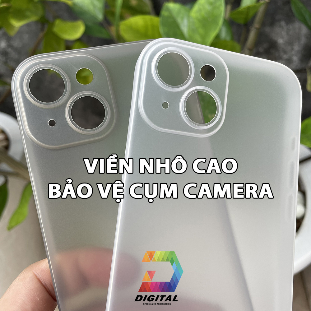Combo 2 Ốp Lưng Trong Nhám Unibody iPhone 15 Siêu Mỏng