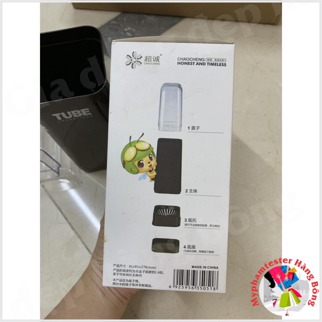 [Mã SKAMA8 giảm 8% tối đa 50K đơn 300K] Ống cắm đũa có nắp Tube Chopstics