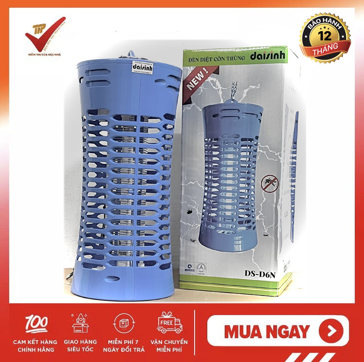 (Hàng Mới Về) Đèn bắt muỗi cao cấp Đại Sinh DS-D6N (BH CH 6 tháng)
