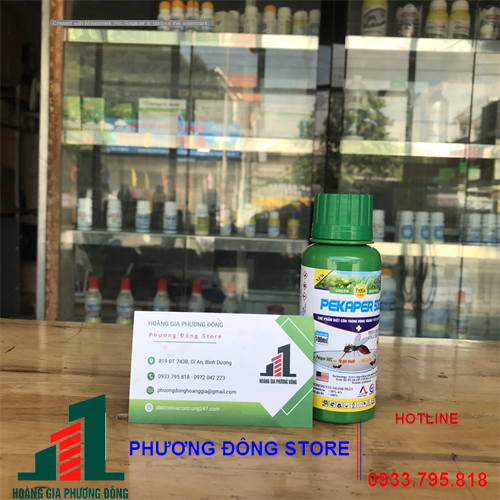 Thuốc diệt muỗi đến từ Mỹ Pekaper 50EC-100ml