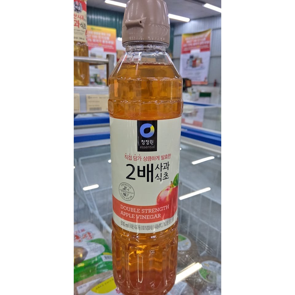 Dấm Táo Hàn Quốc Cô Đặc 2 Lần 500Ml - 2배 사과식초