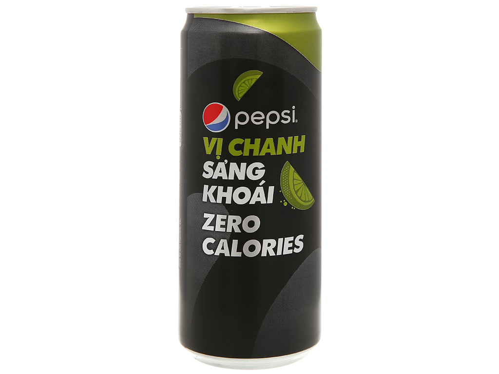 Pepsi Vị Chanh Không Calo Lon 330ml