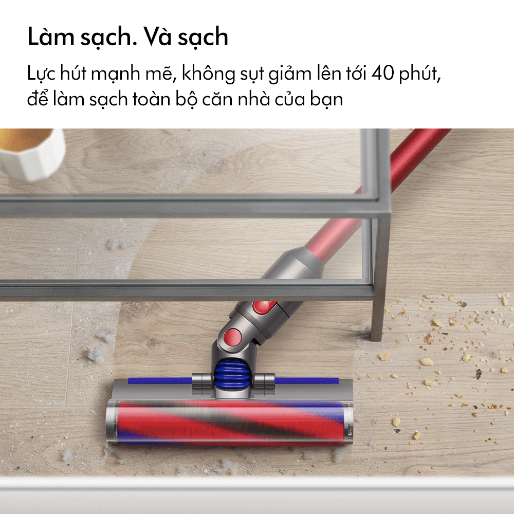 [DUY NHẤT 25-29.5: VC 14% Tối đa 2 Triệu] Máy hút bụi không dây Dyson V8 Slim Fluffy