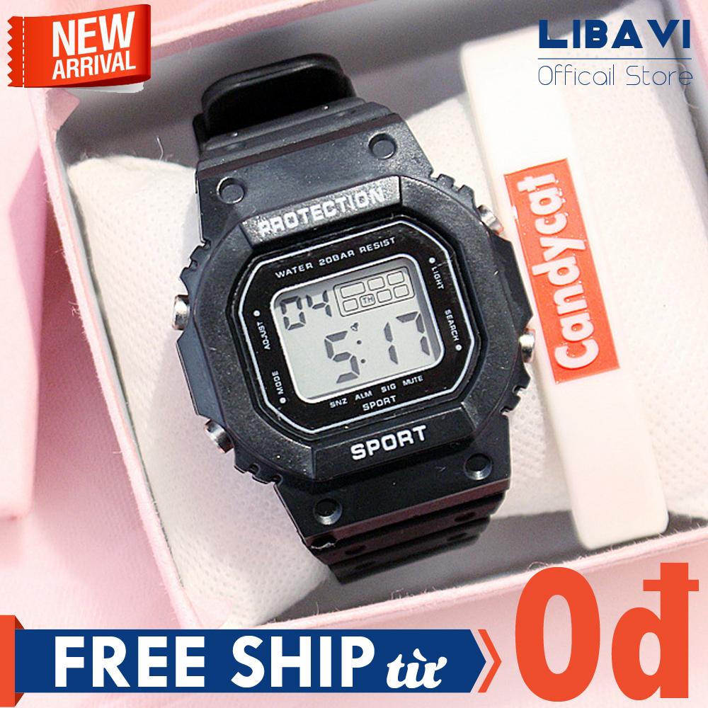 [TẶNG VÒNG TAY NGẪU NHIÊN] Đồng hồ thể thao Unisex Sport S50, đồng hồ điện tử chạy pin, dây cao su siêu bền, kháng nước, chống trầy nhẹ (nhiều màu)