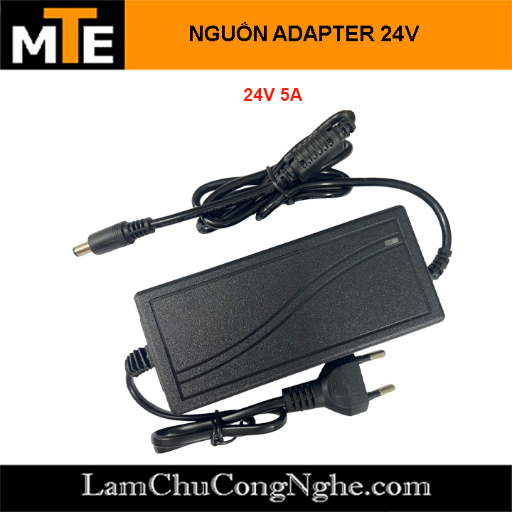 Nguồn adapter 24V 1A 2A 3A 4A 5A jack DC 5.5 x 2.1 mm