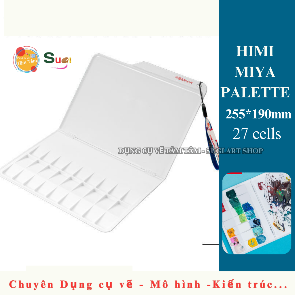 [ Sugi Art Shop ] Vĩ pha màu Miya Himi, Khây pha màu Miya Himi/ Palete
