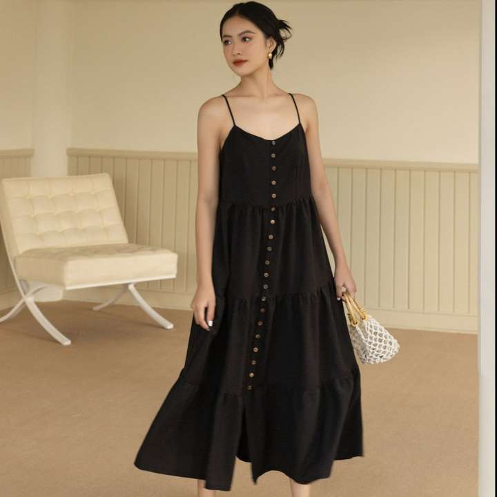 OLV – Đầm Inky Button Straps – OLV ,SKU : 1620620488_VNAMZ-7018318932 >>>🇻🇳 Top1Vietnam 🛒>>> lazada.vn 🇻🇳🇻🇳🇻🇳🛒🛍🛒