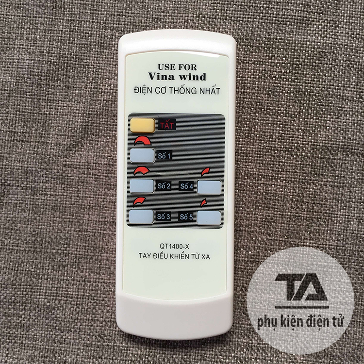 [ FREESHIP ] Remote Điều khiển quạt Vinawind ✔ QT1400 - X