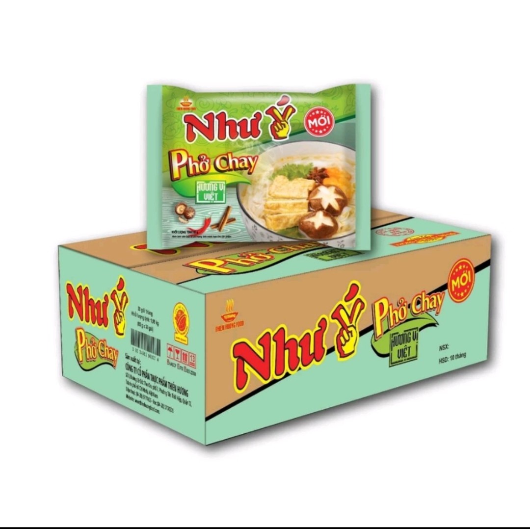Thùng 30 gói phở chay Như Ý
