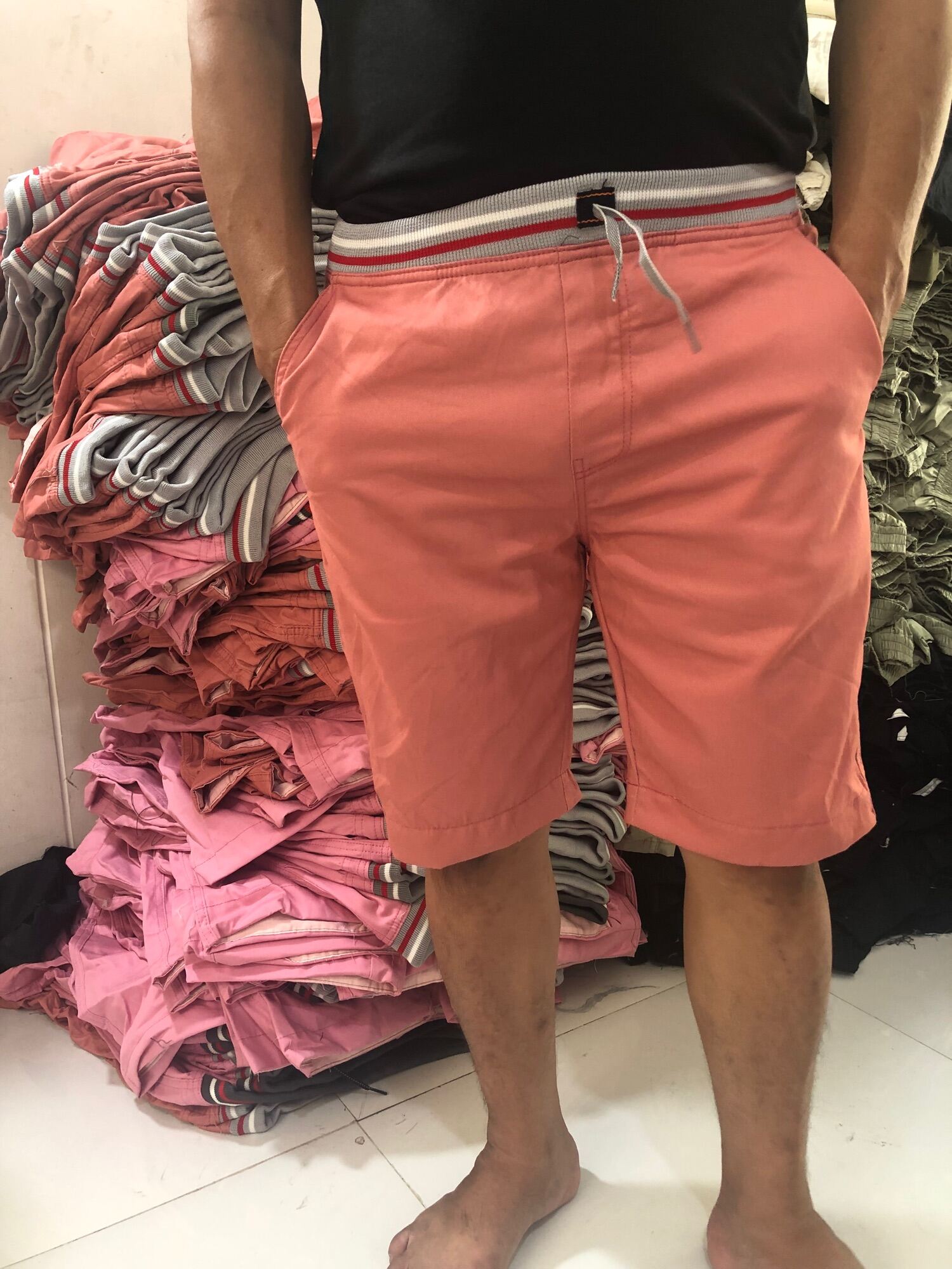 Quần Short KaKi Nam Lưng Thun Cao Cấpht005