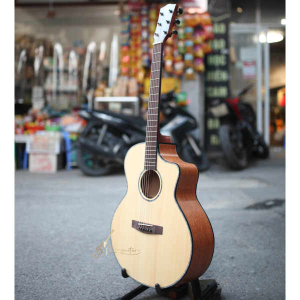 Đàn Guitar Acoustic VG-MG6 - đàn guitar dây sắt âm hay trong tầm giá- tặng full phụ kiện- Vinaguitar phân phối chính hãng